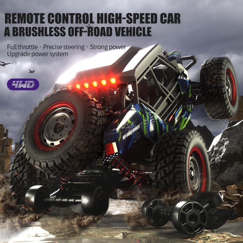 SUCHIYU Adventure Pro 4WD All-Terrain High Performance 2.4GHz RC Off-Road Buggy with Remote Control, Large Wheels, Rugged Suspension & Rock Crawler Design for Kids & Adults 14+
