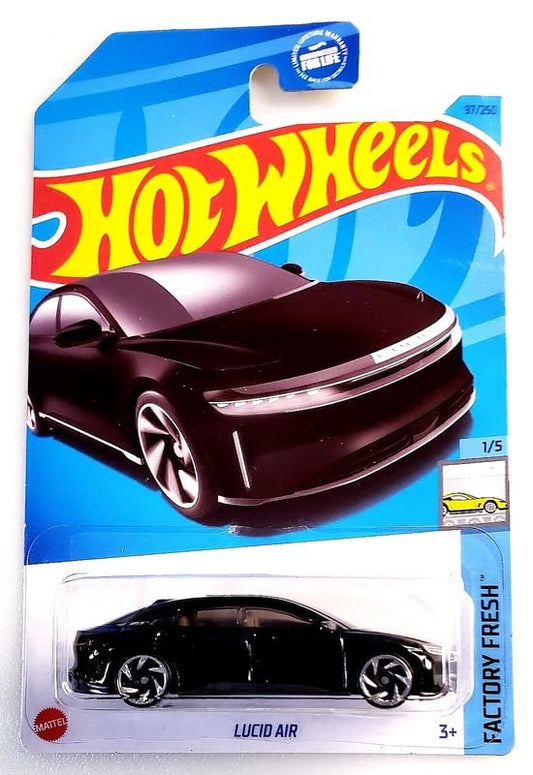 Hot Wheels Factory Fresh Lucid Air 1:64 Scale (Black)