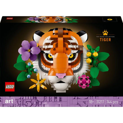 LEGO 31217 Art The Fauna Collection Tiger Building Set (744 Pieces)
