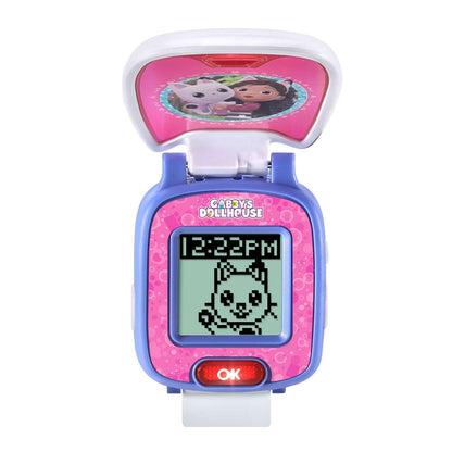 VTech Gabby's Dollhouse Pandy Paws Paw-Tastic Learning Watch | Interactive Kids Digital Watch with Games, Clock & Alarm | Ages 3+