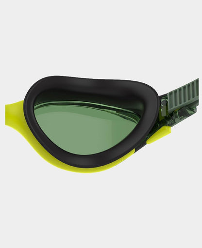 Speedo Unisex Adult Biofuse 2.0 Polarised Tint-Lens Swim Goggles - Black & Green