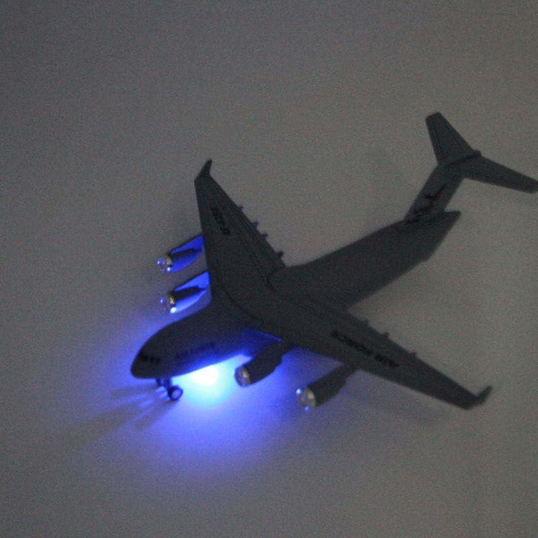 Airplane 1:300 Scale Heavy-Duty Military Cargo Aircraft Model – Die-Cast Transport Jet Collectible (C17 Type) - Jaiman Toys