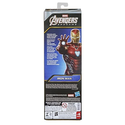 (Box Damage) Hasbro Marvel Avengers Infinity War Iron Man Action Figure 12 Inch, Titan Hero Series Superhero Collectible Toy, Detailed Iron Man Figure for Kids, Play, Display & Collecting, Boys & Girls