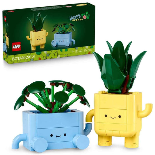 LEGO Botanicals Happy Plants Shelf Decor 10349 Building Blocks Toys for 9+ Gift for Boys and Girls - Jaiman Toys