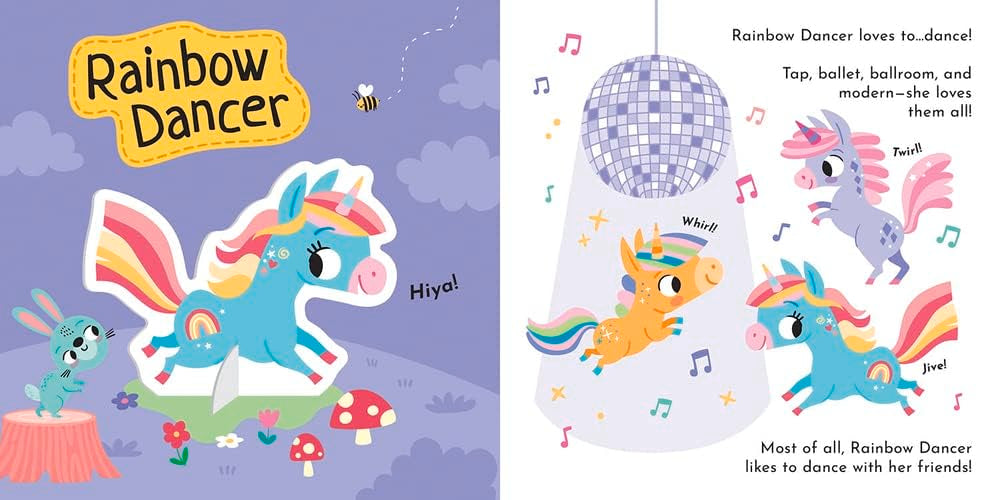 Build & Play Unicorns Book and Play Set | 28 Cardboard Models + 32-Page Activity Book + Double-Sided Play Mat