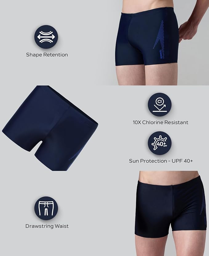 Speedo Men’s Endurance 10 Medley Logo Aquashort – Chlorine Resistant Swim Shorts