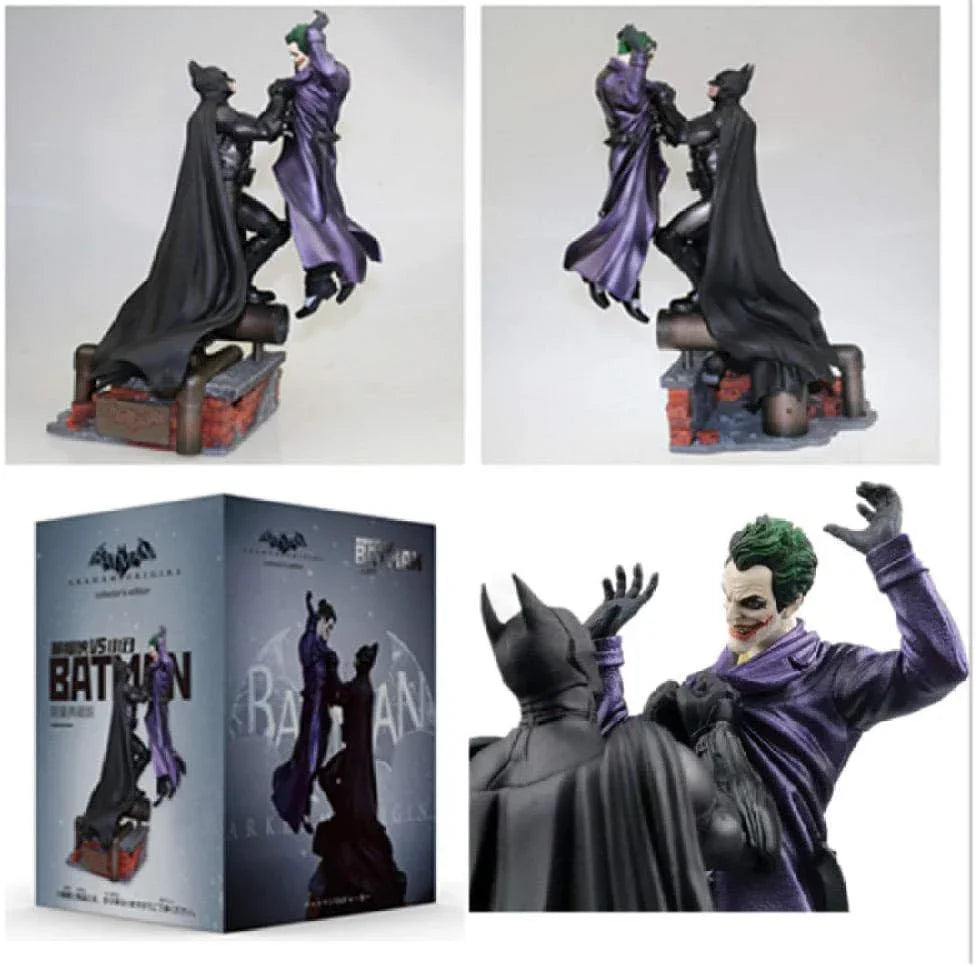 Batman vs The Joker Arkham City Showdown – 30cm Ultimate Action Figure, Premium Collector’s Statue | DC Comics Luxury Edition hw - Jaiman Toys