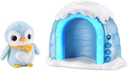 VTech Baby Soothing Starlight Igloo | Plush Penguin Sleep Aid with Night Light, Lullabies, Nature Sounds & Star Projection