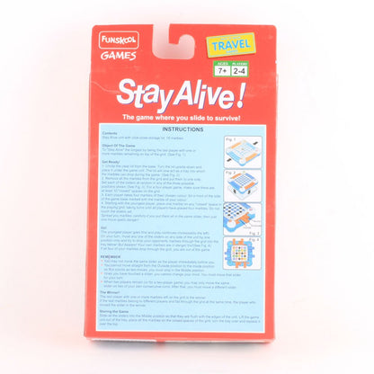 Funskool Travel Stay Alive Board Game | Portable Strategy & Survival Puzzle Game | Compact Travel Game for 2–4 Players | Family Game for Kids Age 7+ | Educational & Fun