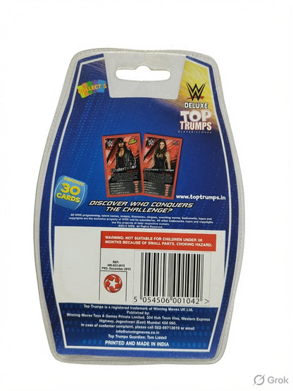 Top Trumps  WWE Superstars Series 2 Deluxe Rare 2015 Edition – 30 Collectible Wrestling Cards