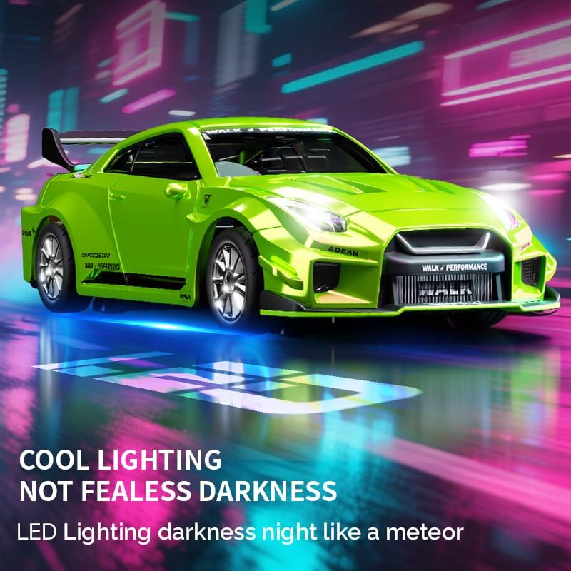 Hstar 1:43 RC Drift Car 2.4GHz 4WD Alloy 20 km/h High-Speed RC Racing Car with Gyro