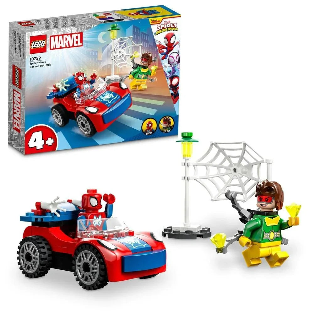 LEGO Marvel Spider-Man's Car and Doc Ock 10789 Building Toy Set (48 Pieces) - Jaiman Toys