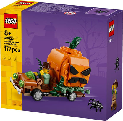 LEGO® Jack-O’-Lantern Pickup Truck 40822 Halloween Toy, 177 Pieces