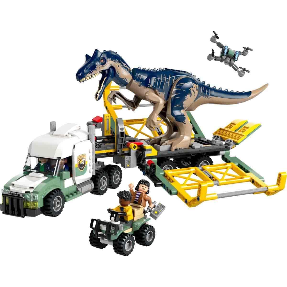 Lego 76966 Jurassic World Dinosaur Missions Allosaurus Transport Truck 588 Pieces