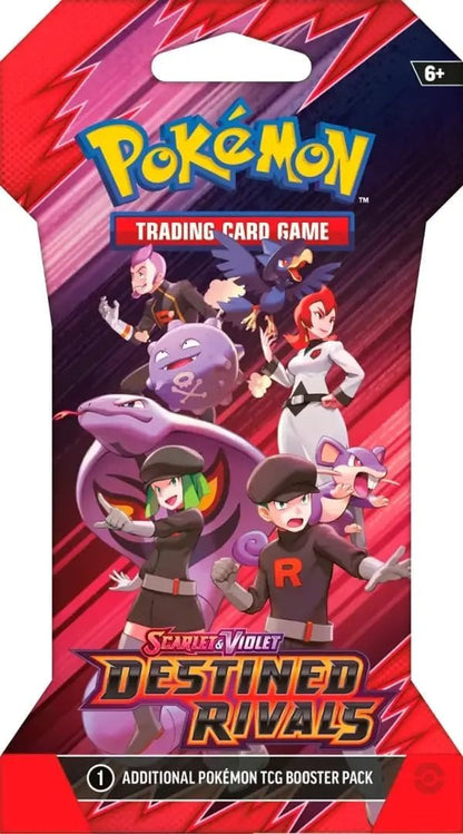 Pokemon Scarlet & Violet Destined Rivals Sleeve Booster- 1 Pack Assorted