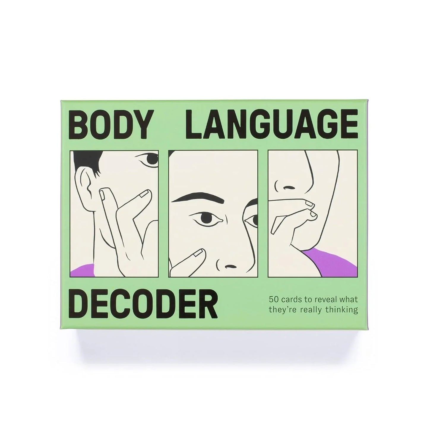 Body Language Decoder: 50 Cards to Understand Hidden Signals – Laurence King Magma - Jaiman Toys