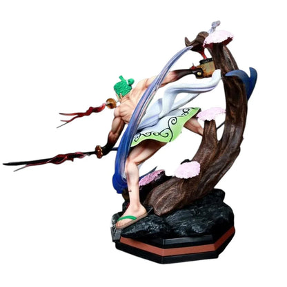 Roronoa Zoro 39cm GK Anime Figure with LED Light | One Piece Collectible Model - Jaiman Toys