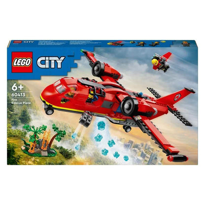 LEGO City Fire Rescue Plane Building Toy Set 60413(478 Pieces)