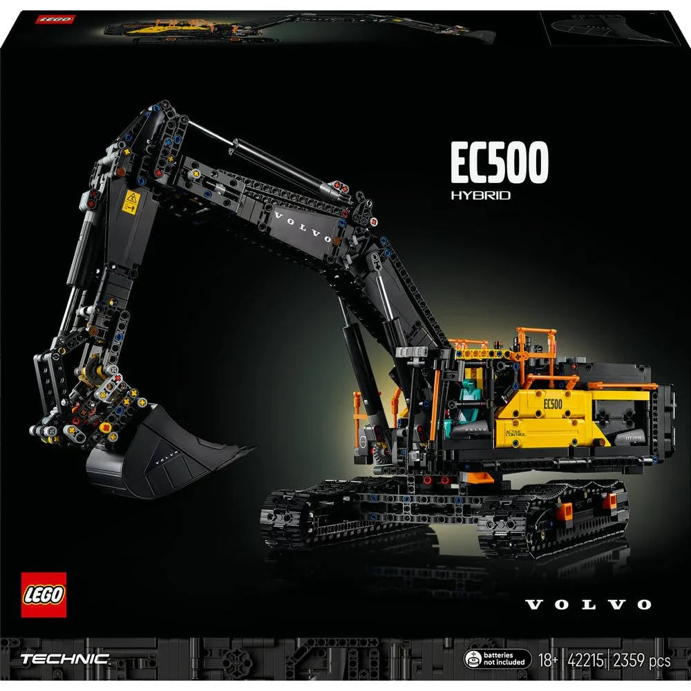 LEGO Technic 42215 Volvo EC500 Hybrid Excavator  2,359-Piece Motorized Display Model for Adults (Ages 18+)