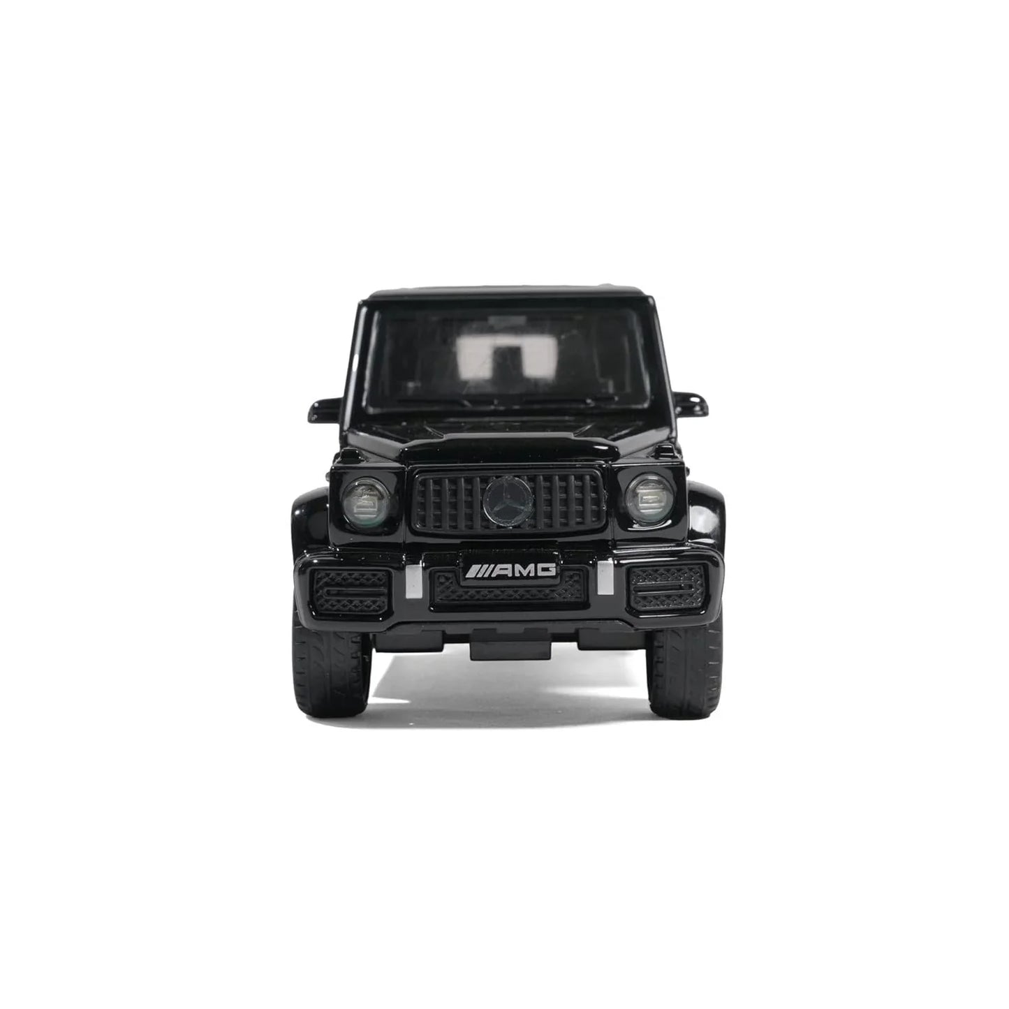 JOY JUNCTION Mercedes-Benz 1:32 Scale Alloy Metal Pullback Die-Cast Car – Black with Lights, Music & Openable Doors - Jaiman Toys