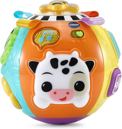 VTech Baby On-the-Moove Activity Ball Interactive Sensory Learning Toy for Babies & Toddlers | Orange
