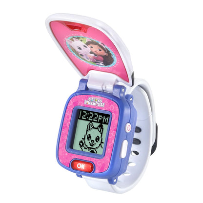 VTech Gabby's Dollhouse Pandy Paws Paw-Tastic Learning Watch | Interactive Kids Digital Watch with Games, Clock & Alarm | Ages 3+