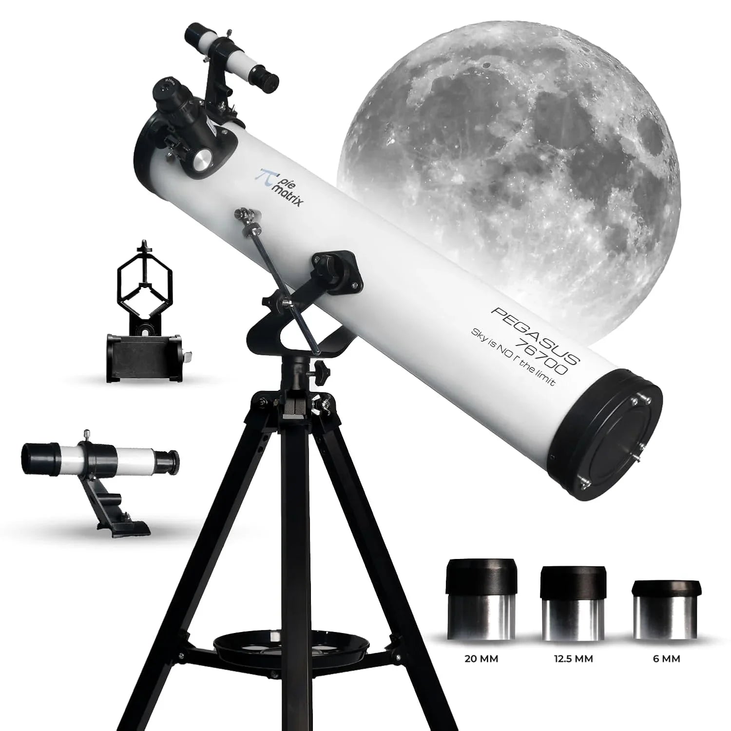 Pegasus 76700 HD Telescope – Explore Moon, Planets & Deep Space in Ultra Clarity - Jaiman Toys