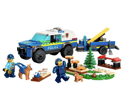 LEGO City Mobile Police Dog Training Set 60369  Building Toy with Police Vehicle, Dog & Accessories, Multicolor