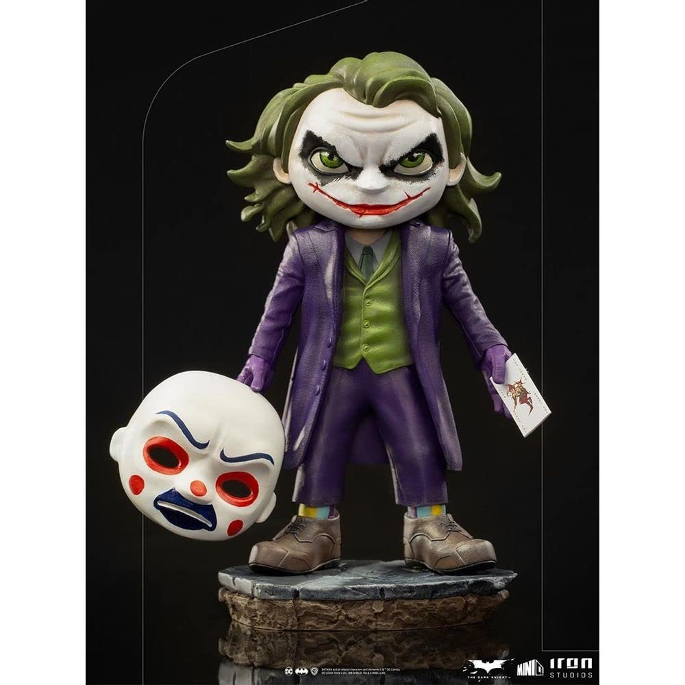 Iron Studios MiniCo Dark Knight The Joker Collectible Figurine for Age 14+ Years