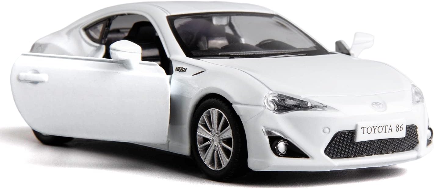 RMZ City 1:36 Toyota 86 Diecast Car Model – Opening Doors, Realistic Interior (Red & White Variants)