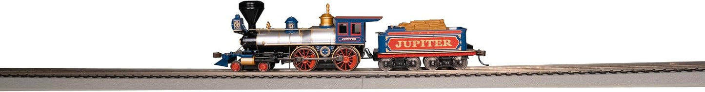 Bachmann 4-4-0 American Steam Locomotive DCC Ready Central Pacific #60 Jupiter HO Scale with Wood Load
