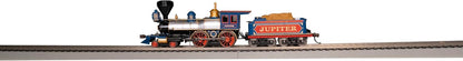 Bachmann 4-4-0 American Steam Locomotive DCC Ready Central Pacific #60 Jupiter HO Scale with Wood Load