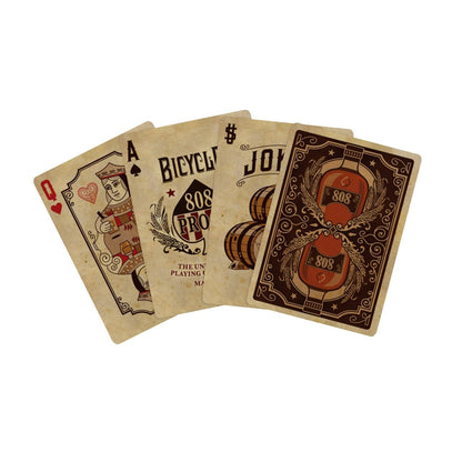 Bicycle Bourbon Playing Cards – Vintage Poker Deck with Air-Cushion Finish & Copper Foil Tuck Box