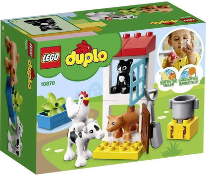 LEGO 10870 Duplo Farm Animals  – Educational Building Blocks Set for Toddlers, Multicolor