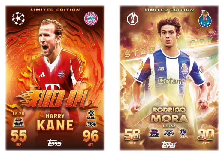 Topps UEFA Champions League Match Attax 2025-26 Trading and Collectible Card Game (The Masters LE Pack)