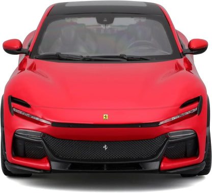 Bburago 1:24 Ferrari Purosangue Red | Licensed SUV Scale Model Car Collectible