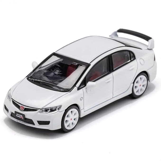 DCT Models 1:64 Honda Civic Type R (FD2) 2007 White Diecast Model Car | Premium JDM Collectible Display Edition