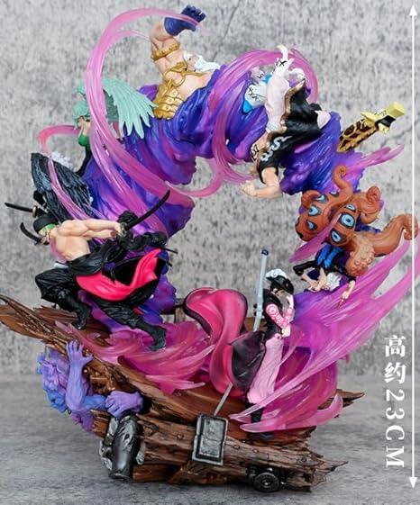 Ultimate Action Figure – Roronoa Zoro on Throne | 23CM One Piece PVC Collectible Statue Model Toy HW - Jaiman Toys