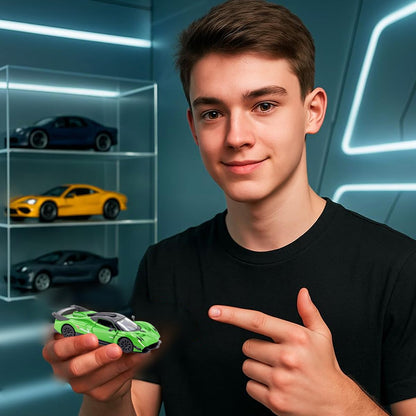 RMZ City Pagani Huayra R 1:36 Die-Cast Hypercar | Pull Back & Go | Openable Doors | Blue / Green Variants