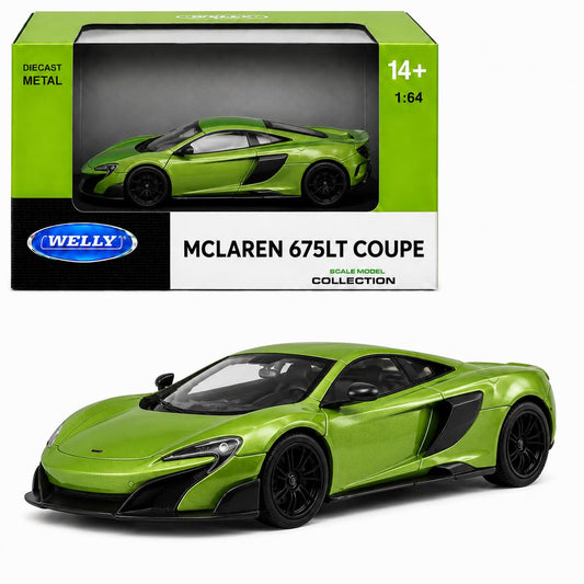 Welly 1:64 McLaren 675LT Coupe Metallic Green