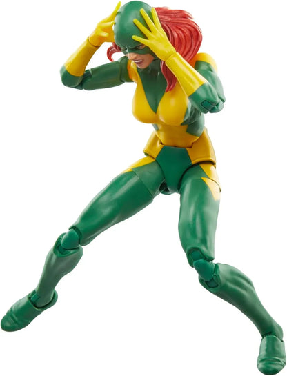 Marvel Legends Jean Grey (X-Factor) 6" Action Figure – Retro Comic Design - Jaiman Toys