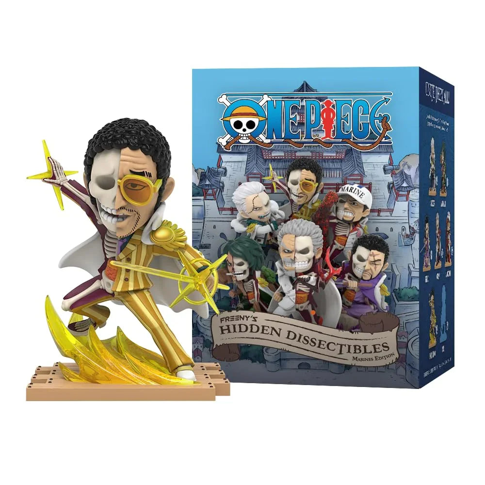 Mighty Jaxx Ultimate Action figure One Piece Freeny's Hidden Dissectibles: Marines Edition Blind Box (1 Random Figure) - Jaiman Toys