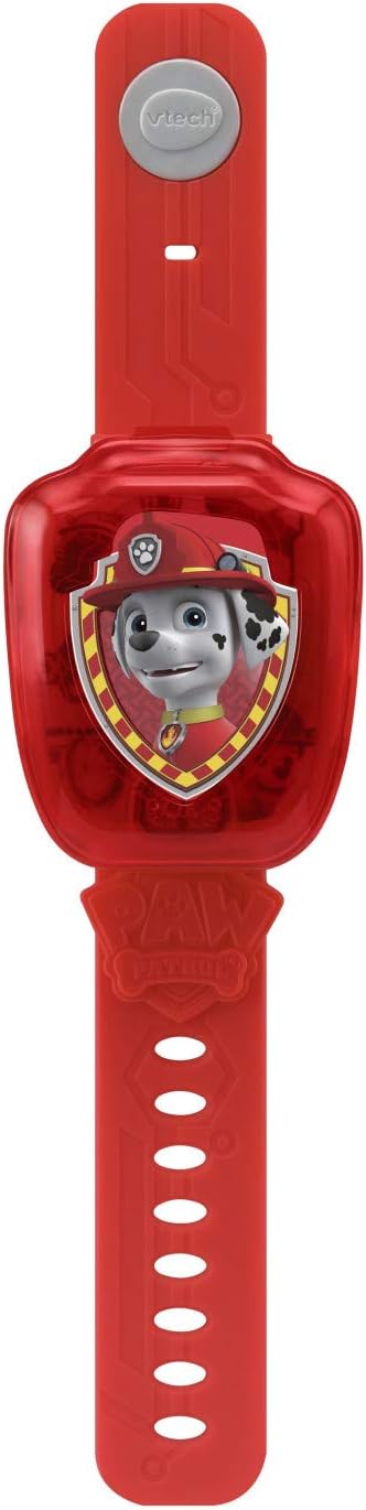 VTech PAW Patrol Marshall Learning Watch, Red | Interactive Educational Watch with 4 Learning Games, Alarm, Timer, Clock & Cuckoo Clock for Kids