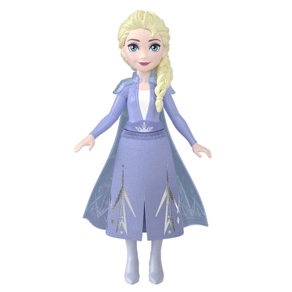 Disney Frozen 2 Elsa Mini Doll | 4-Inch Mattel Disney Princess Collectible with Cape | Movie-Inspired Fashion Doll | Ages 3+