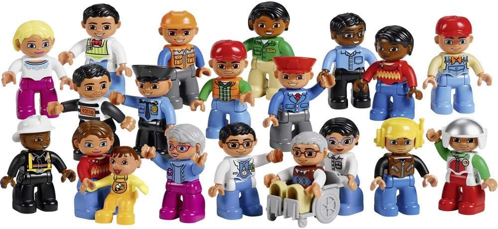 LEGO Education 45010 Community People Set – 21-Piece Preschool Role Play & Social Learning Figures for Ages 2–5 Years