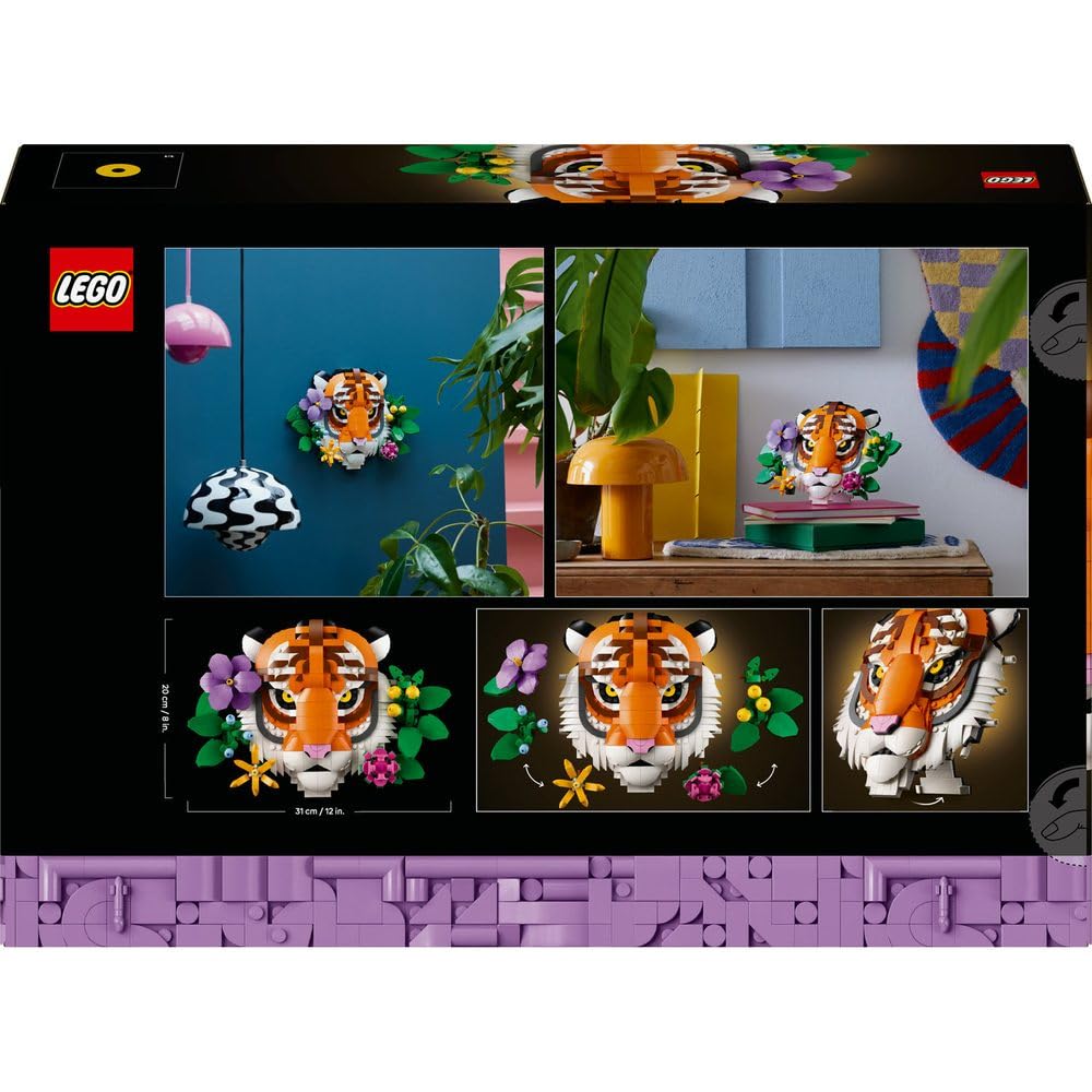 LEGO 31217 Art The Fauna Collection Tiger Building Set (744 Pieces)