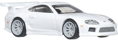 Hot Wheels Premium Fast & Furious Brian O'Conner 5-Car Collector Set | 1:64 Scale Die-Cast Vehicles | Ford F-150 SVT Lightning, Nissan Skyline GT-R, Ford Escort RS1600 & Toyota Supra | Mattel