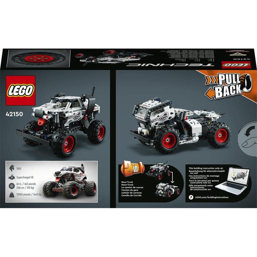 LEGO Technic Monster Jam Monster Mutt Dalmatian 42150 Building Toy Set (244 Pcs)