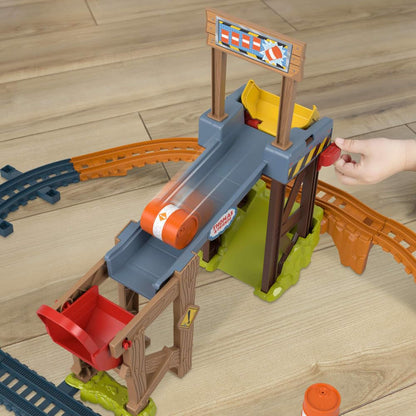 Fisher-Price Thomas & Friends Diesel’s Lift & Load Construction Set – Motorized Train Track Playset with Diesel Engine