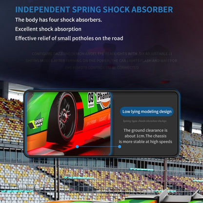 SCY 1:16 -(16307) PRO Brushless RC Car – 4WD High-Speed Racing Car | Drift| 7-Mode & LED Lights | 2.4GHz Remote | 1500mAh (Green – Pro Version)